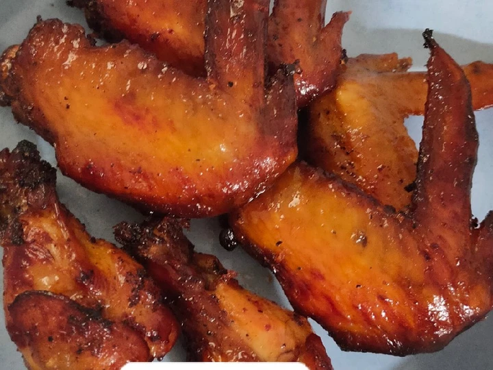 Cara Mudah Menyiapkan Resep Honey chicken wings (no oven, goreng) yang Enak Banget Anti Ribet, Bisa Manjain Lidah