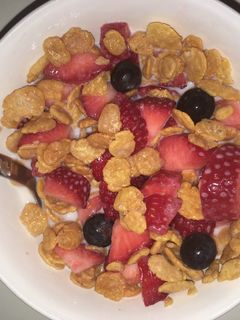 Una foto de Desayuno/merienda súper saludable y rico
