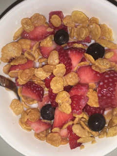 Una foto de Desayuno/merienda súper saludable y rico