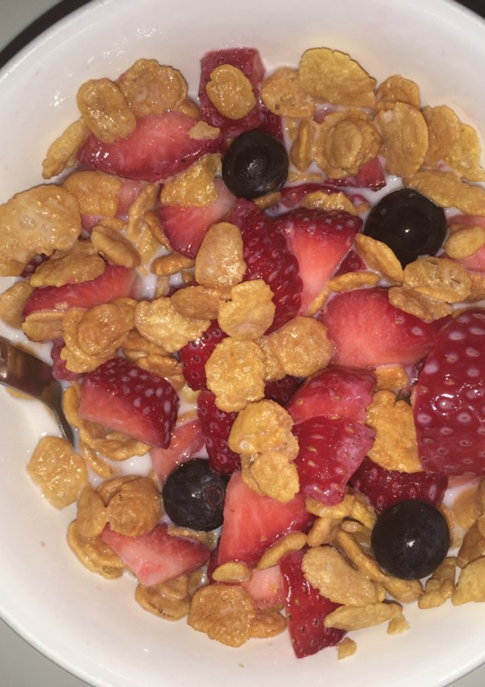 Una foto de Desayuno/merienda súper saludable y rico