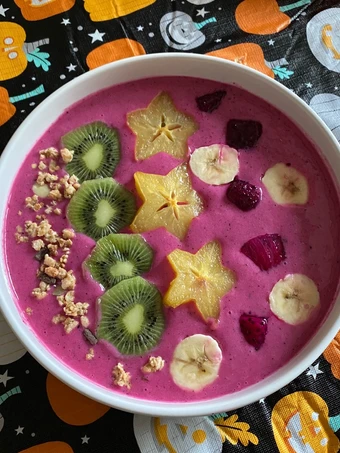 Recipe Pink Pitaya Smoothie Bowl 𝓥 (𝙿𝚕𝚊𝚗𝚝 𝙱𝚊𝚜𝚎𝚍 𝙼𝚊𝚖𝚊𝚜🌿) which So Delicious