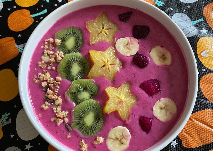 Pink Pitaya Smoothie Bowl π₯ (πΏππππ π±ππππ πΌπππππΏ)