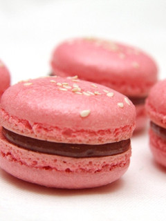 Málnás macaron recept fotója