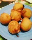 Buñuelos con pasas al moscato🌟🌟🌟🌟🌟