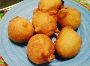 Una foto de Buñuelos con pasas al moscato🌟🌟🌟🌟🌟