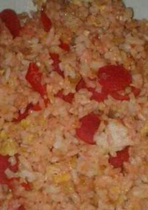 Foto resep Nasi goreng sosis enak