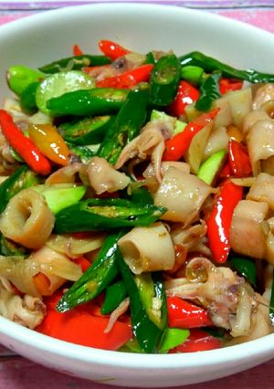Foto resep Cumi asin petai