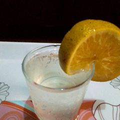 A picture of OrangeLemon Water.
