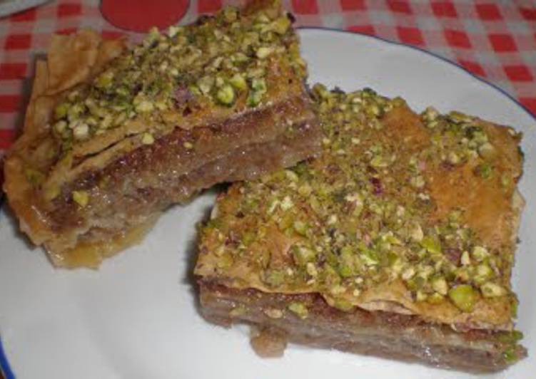 Baklavapastel árabe