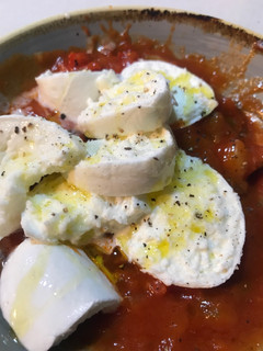 Una foto de Pisto con mozzarella