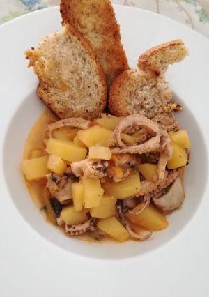 Foto di #Polipetti in guazzetto con patate#