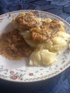 Una foto de Pollo con salsa