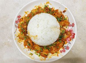 Hình của món Cơm lười thịt heo.