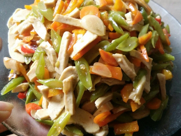 Cara Mudah Menyiapkan Resep Oseng Buncis &amp;amp; Wortel Kombinasi Pentol Tenggiri yang Uenak Anti Ribet, Sempurna