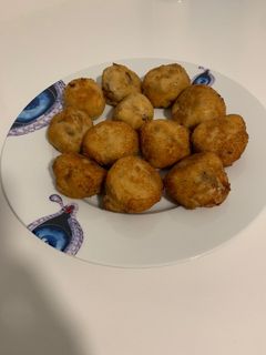 Una foto de Croquetas shiitake
