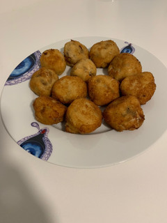 Una foto de Croquetas shiitake