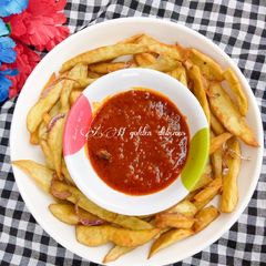 A picture of Fried sweet potatoes.