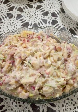 A picture of Russian Salad.