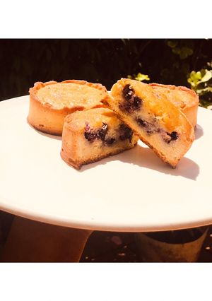 Une photo de Tartelettes amandes myrtilles