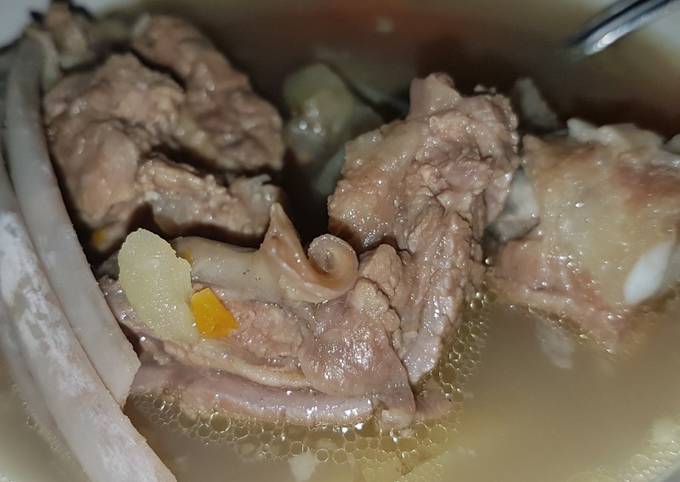 Resep Clear soup IGA SAPI yang Enak Banget