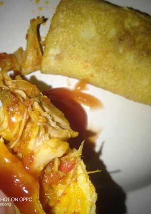 Foto resep Lumpia ayam mercon debm