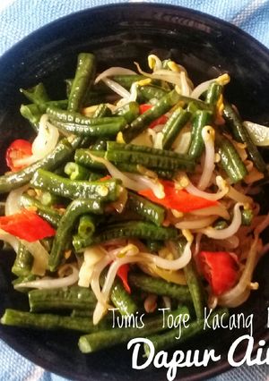 Foto resep Tumis Toge Kacang Panjang