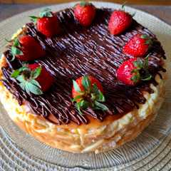 A picture of Basque Burnt Cheesecake.