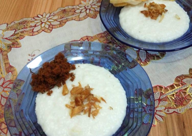 Cara Membuat Bubur Nasi Tanpa Santan / Resepi Kari Ayam