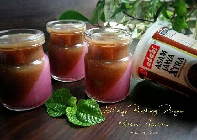 Resep Silky Puding Puyo Asem Manis Anti Gagal
