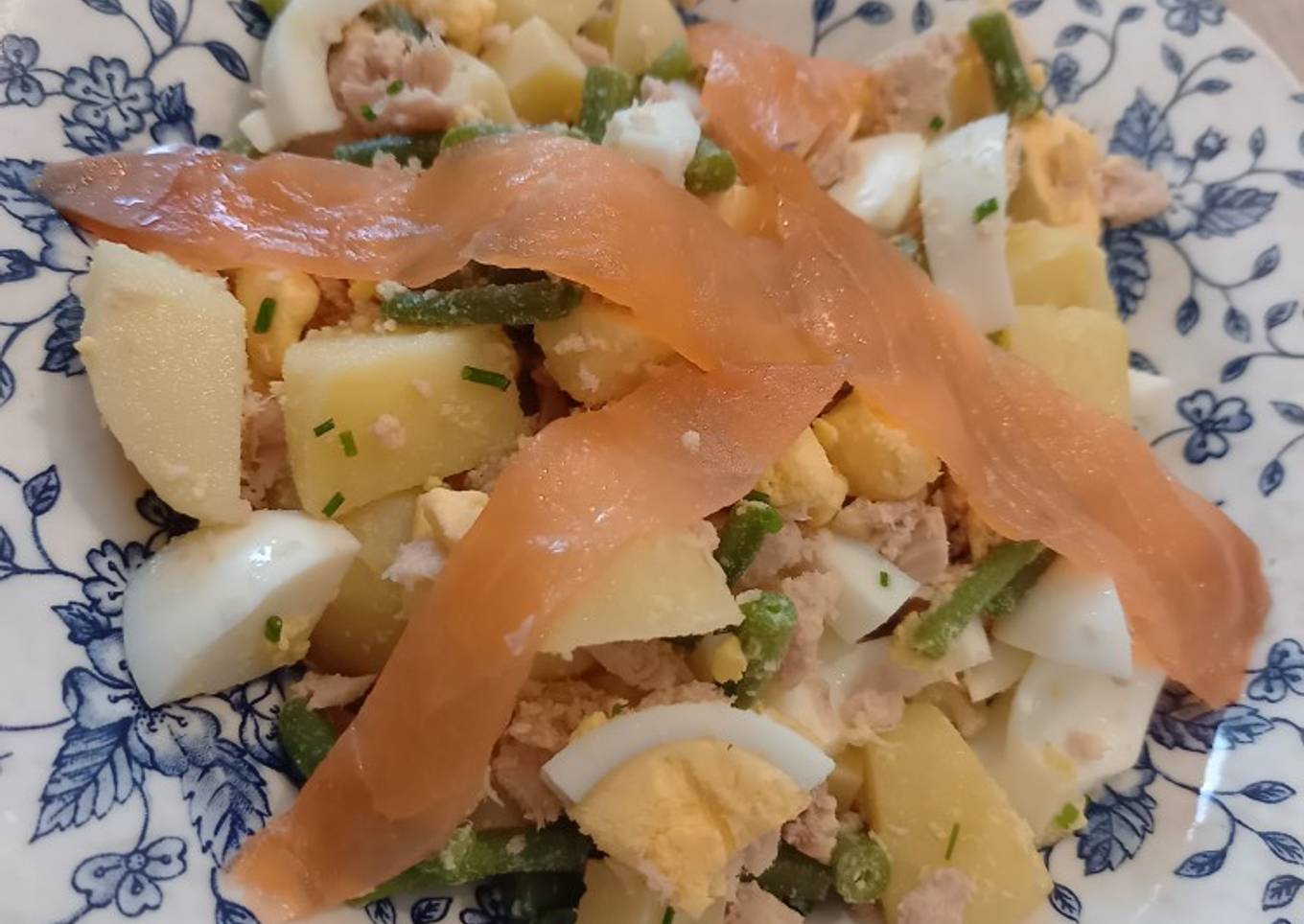 Salade froide de pommes de terre au thon