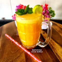 A picture of Mumbai Street Orange & Sweet Lime Juice - Ganga-Jamuna Delight.