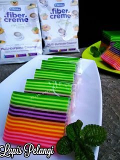 Foto resep LAPIS PELANGI ala FIBER CREME