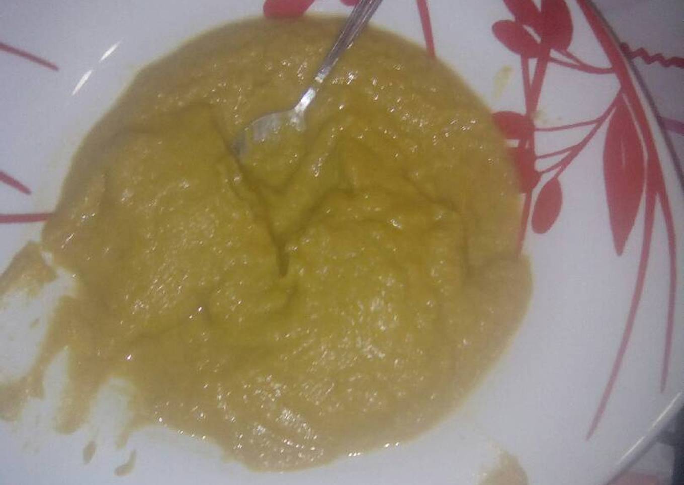 Puré de lentejas y verduras