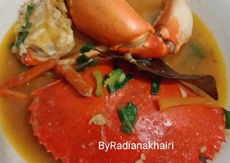 Cara Gampang mengolah Sup Kepiting Asam Pedas Segar🦀🍋 Anti Gagal