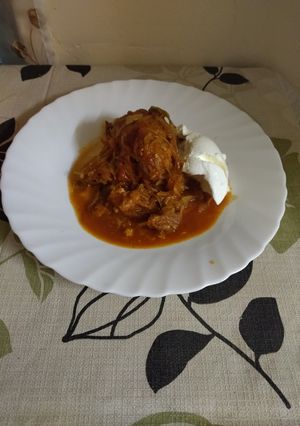 Töltött káposzta recept fotója