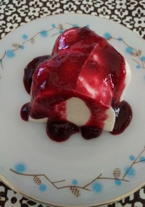 Una foto de Gelatina de Yogurt Natural
