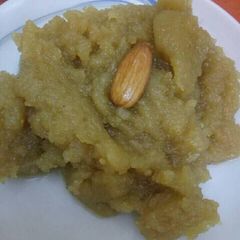 A picture of Badam ka halwa.