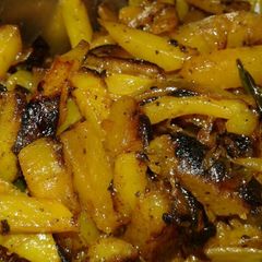 A picture of Potato and pumpkin stir fry.