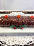 Brazo gitano relleno con crema pastelera