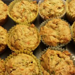 A picture of Zucchini Carrot Apple Muffins.