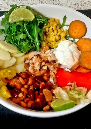 A picture of My healthy Lunch Bowl 🥰.