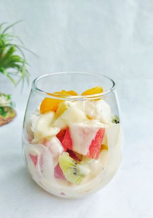 Foto resep Salad Buah Yoghurt Madu