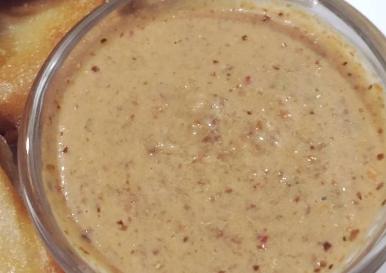 Sambal Kacang teman Lumpia Daging ala Keluarga Nitayasari.recipe