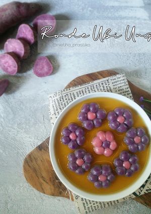 Foto resep Ronde / Tangyuan Ubi Ungu