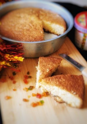 A picture of Malai cake.