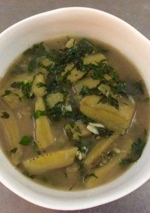 Hình của món Canh chuối xanh .