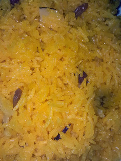 A picture of Zarda chawal.