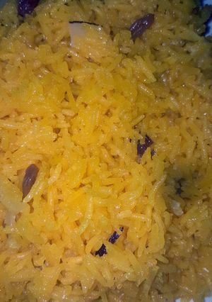 A picture of Zarda chawal.