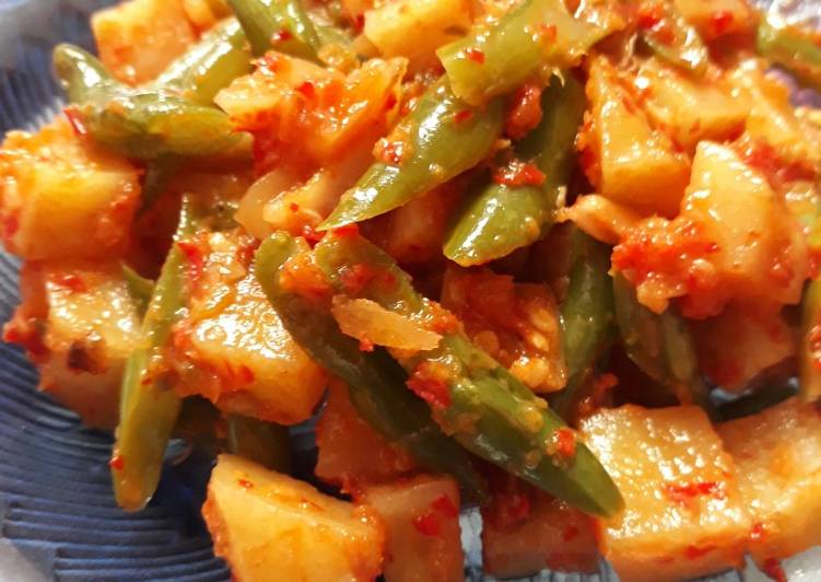 Bumbu Membuat #05 Tumis Buncis Kentang Balado Endesss tapi simple Lezat