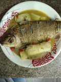 Bocachico en leche de coco